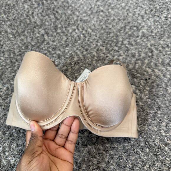 Soma Women’s Vanishing Strapless Bra Beige Size 32C Convertible Underwire New - Picture 2 of 4